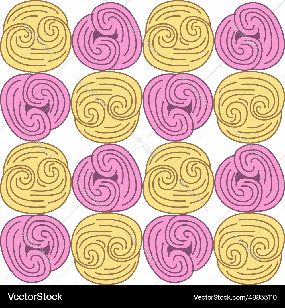 Unique pattern art design Vector Image