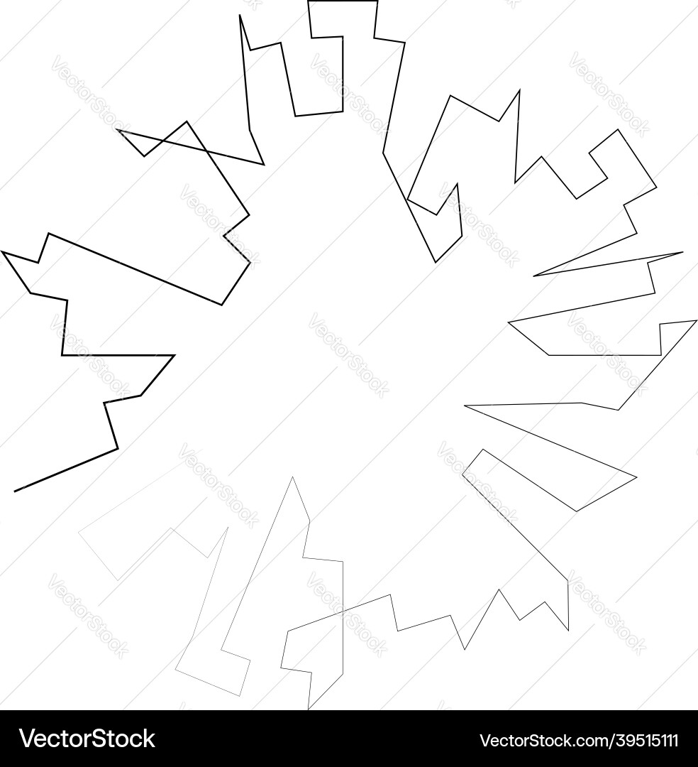 Geometric random circular element abstract Geometric random circular element abstract Vector Image