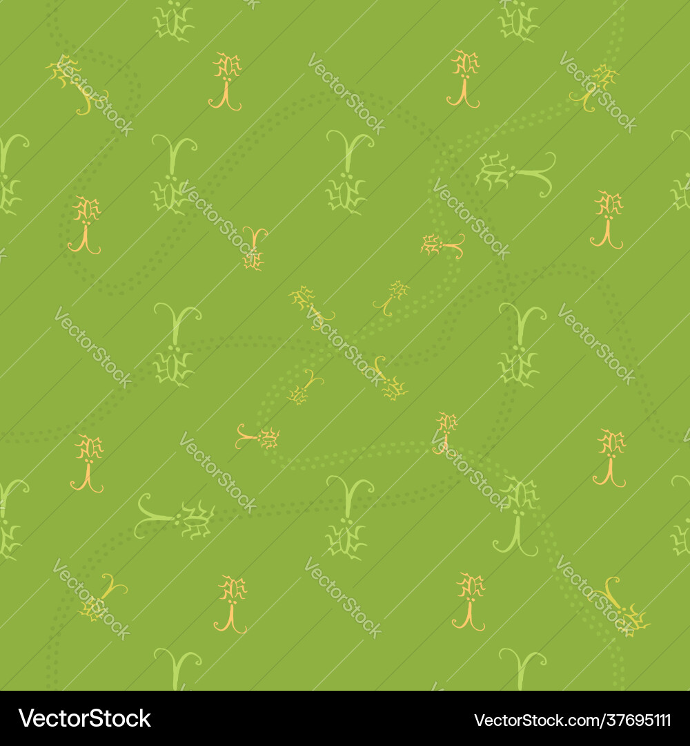 Seamless pattern with bugs and traces Seamless pattern with bugs and traces vector image