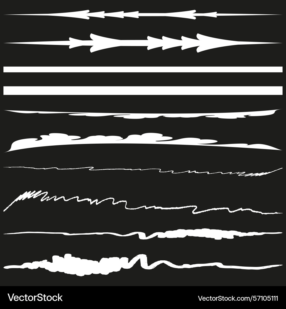 Sound wave pattern audio signal forms line Vector Image