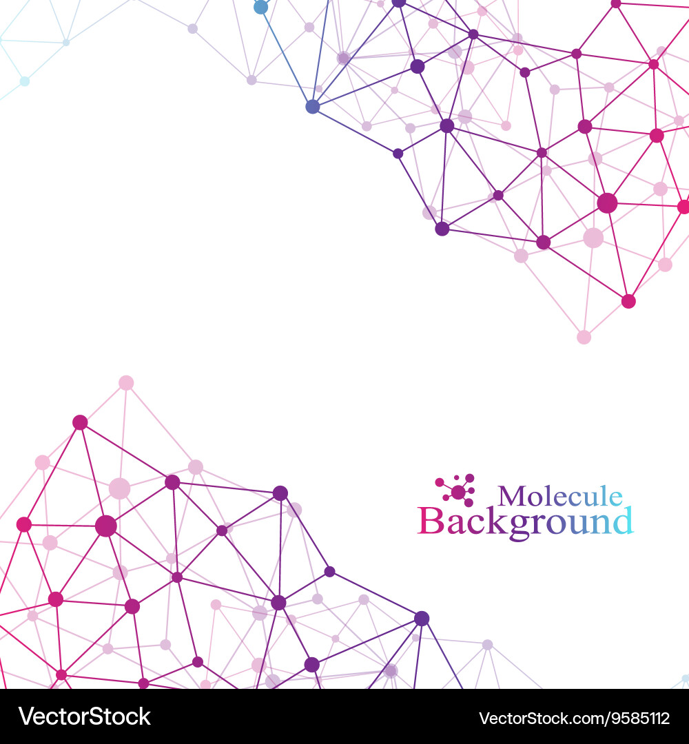 Abstract Network Background vector image