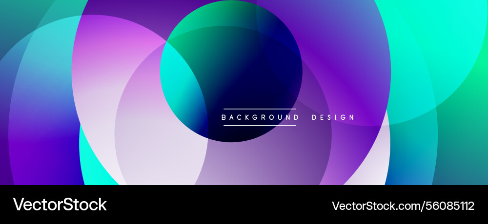 Background design with overlapping circular Background design with overlapping circular vector image