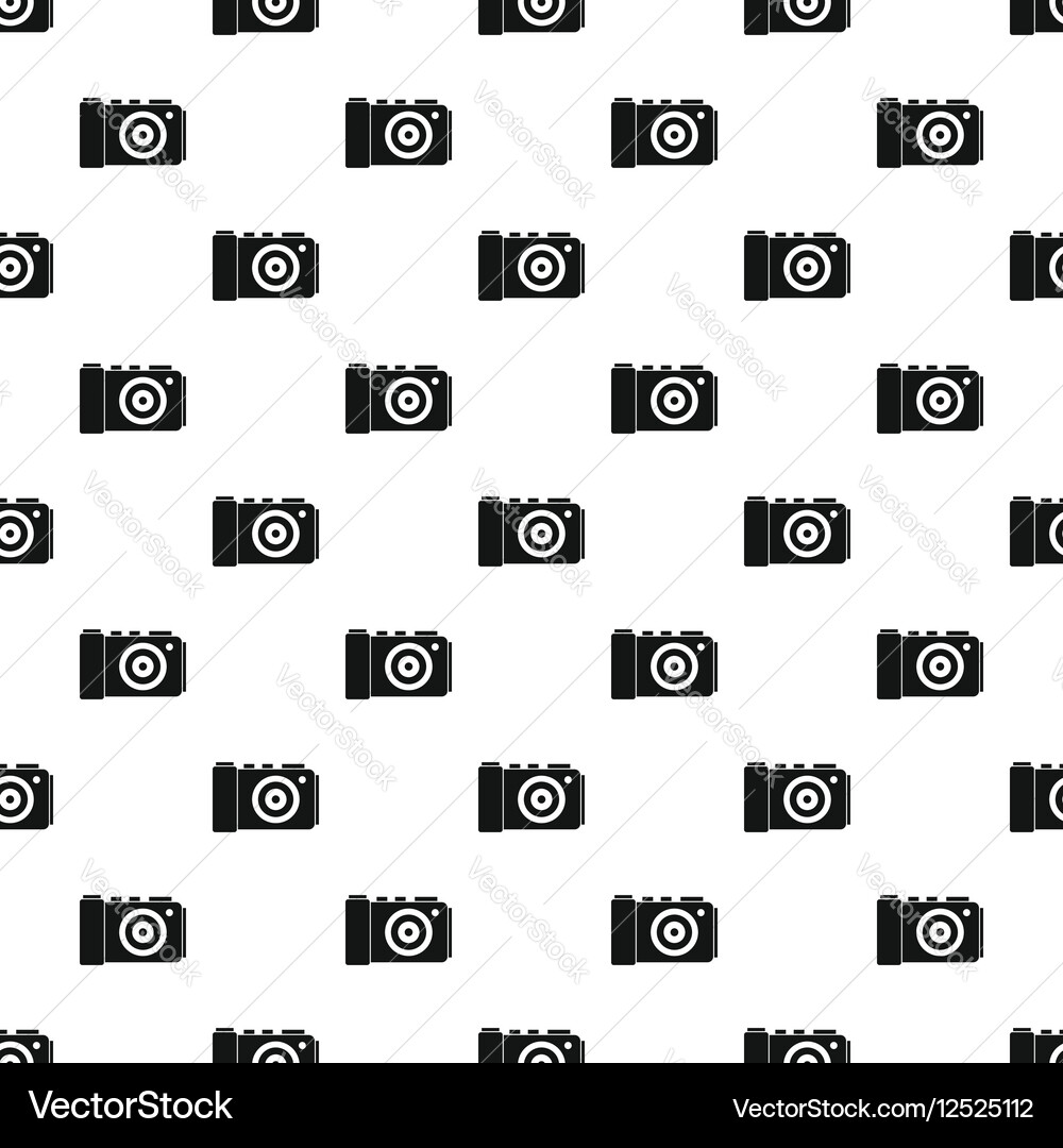 Camera pattern simple style Vector Image