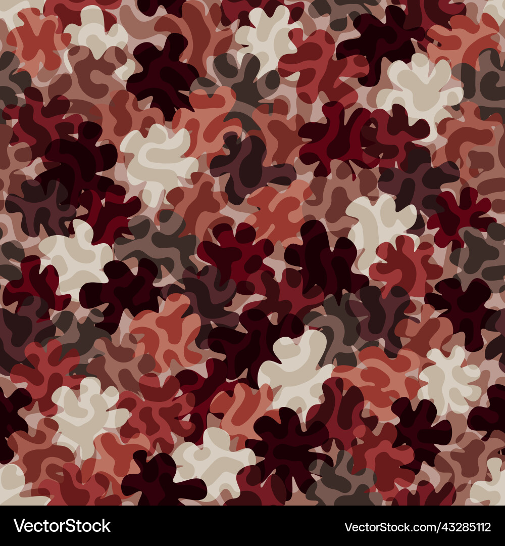 Digital camouflage seamless pattern abstract army vector image