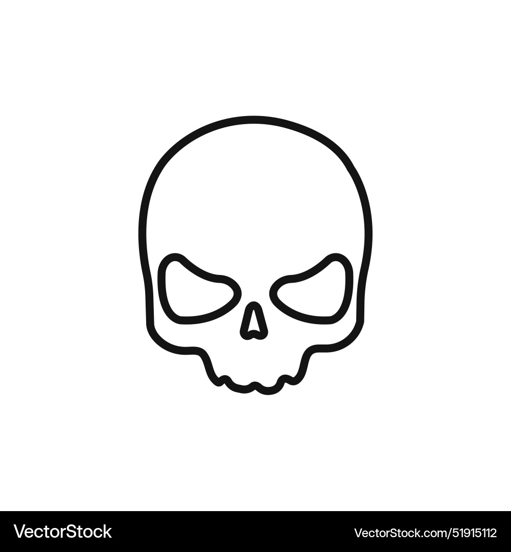 Evil skull icon set collection for web Evil skull icon set collection for web Vector Image