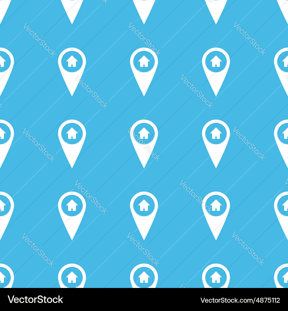 House pointer straight pattern vector image