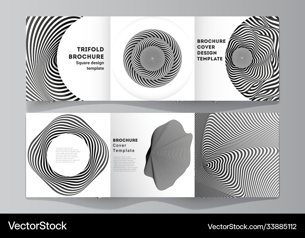 Minimal editable layout square format Minimal editable layout square format vector image