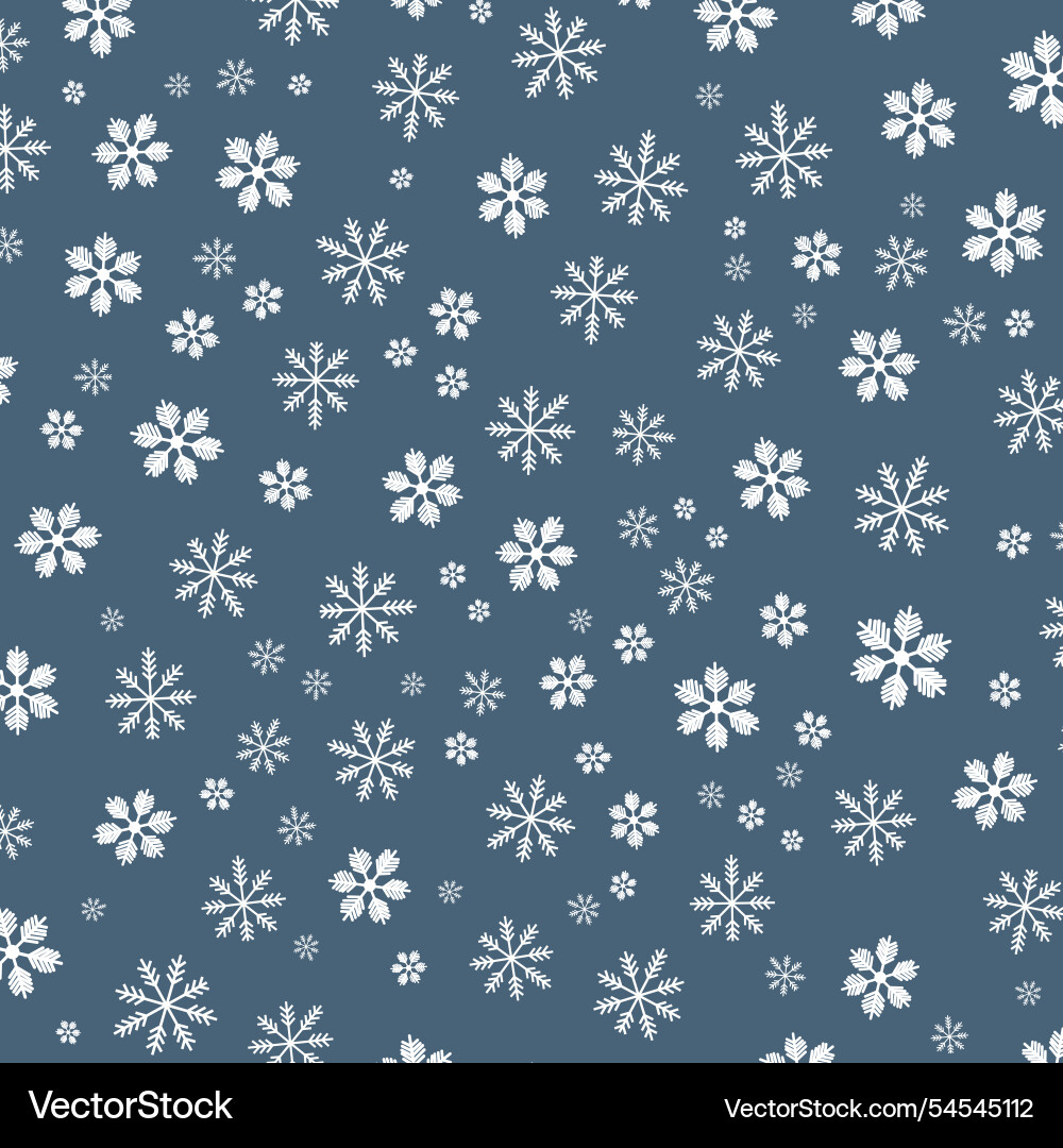 Seamless pattern of snowflakes snowflake Seamless pattern of snowflakes snowflake Vector Image