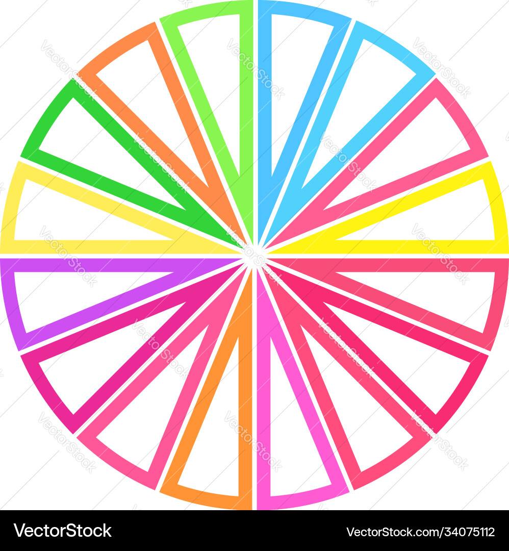Simple pie chart-graph and diagram circle Simple pie chart-graph and diagram circle Vector Image