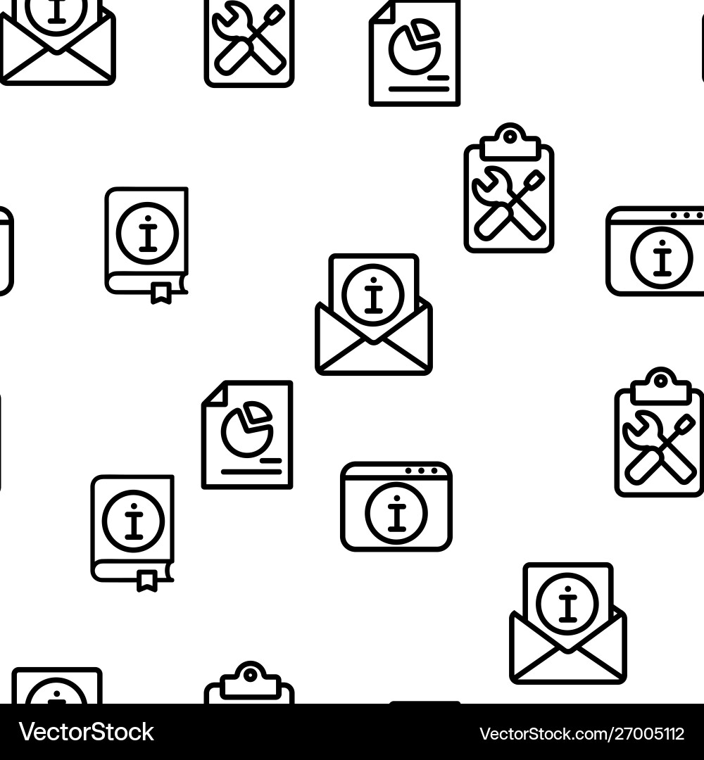 Technical documentation seamless pattern Vector Image