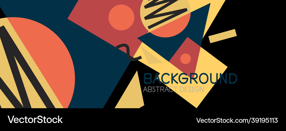 Abstract background blocks lines triangles Abstract background blocks lines triangles vector image