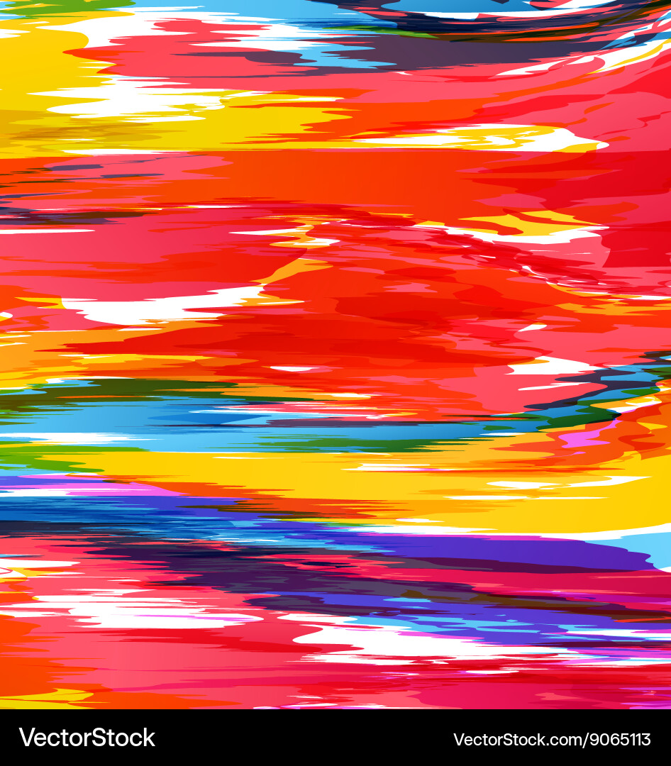 Abstract Color Splash Background vector image