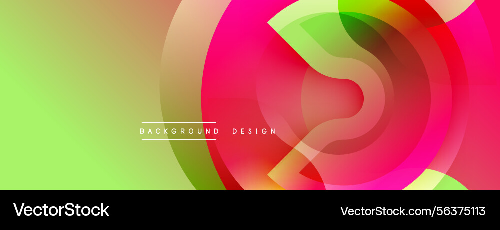 Abstract colorful circles overlap creating Abstract colorful circles overlap creating vector image