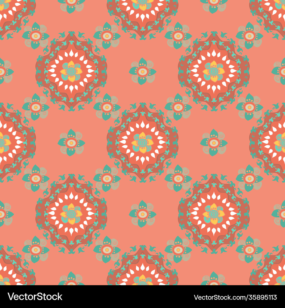 Abstract detail pattern in rustic peach and green Abstract detail pattern in rustic peach and green vector image