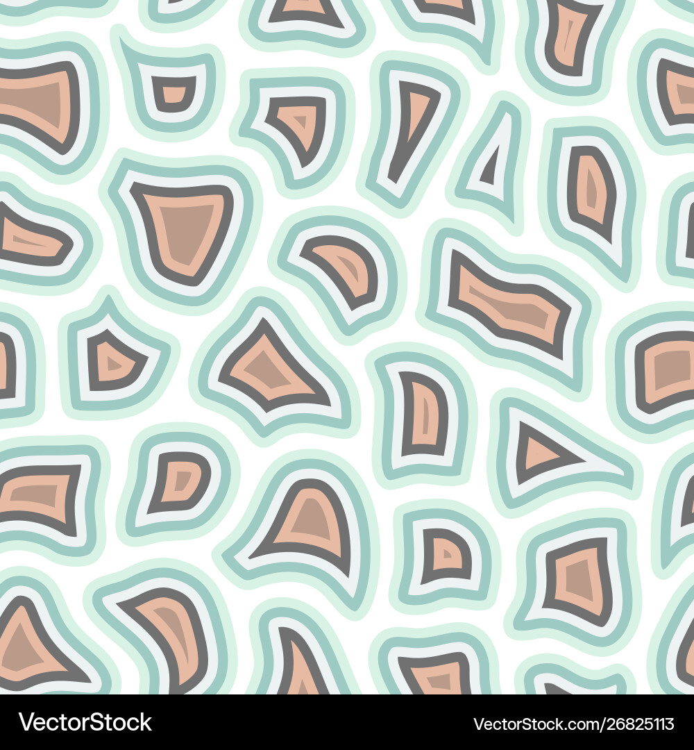 Abstract seamless pattern with many different Abstract seamless pattern with many different Vector Image