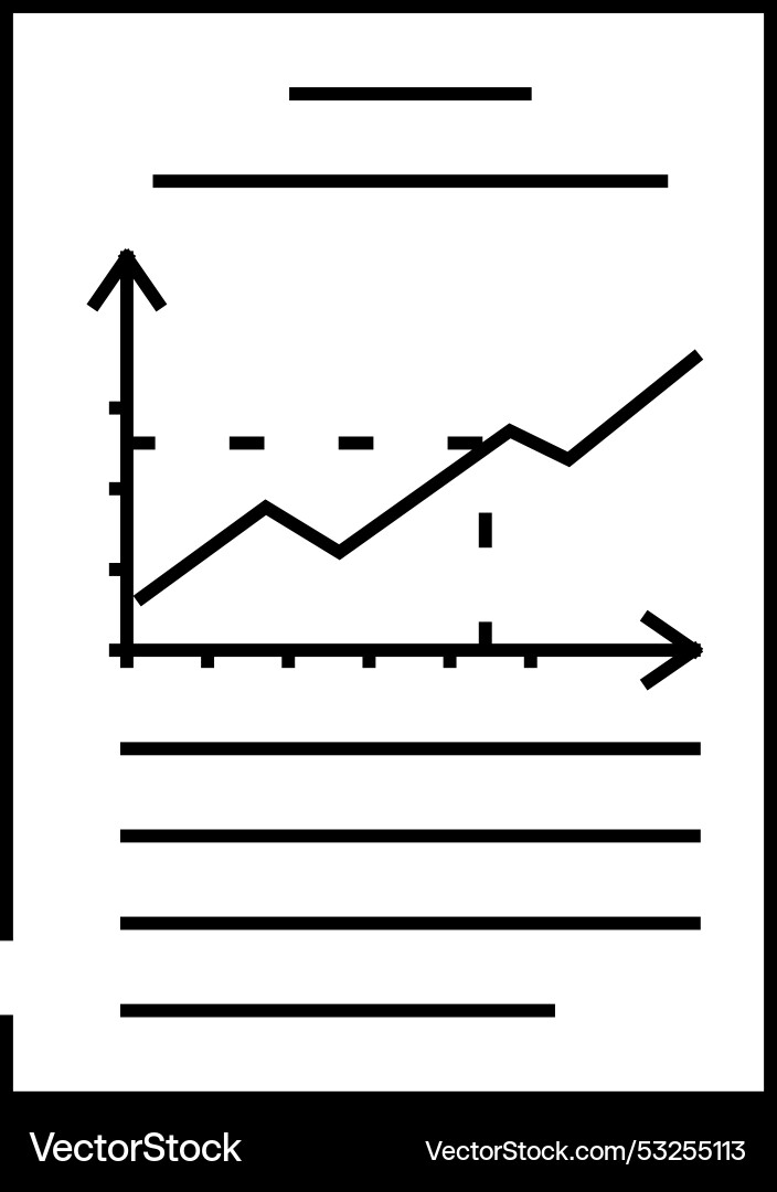 Graph data science line icon Graph data science line icon vector image