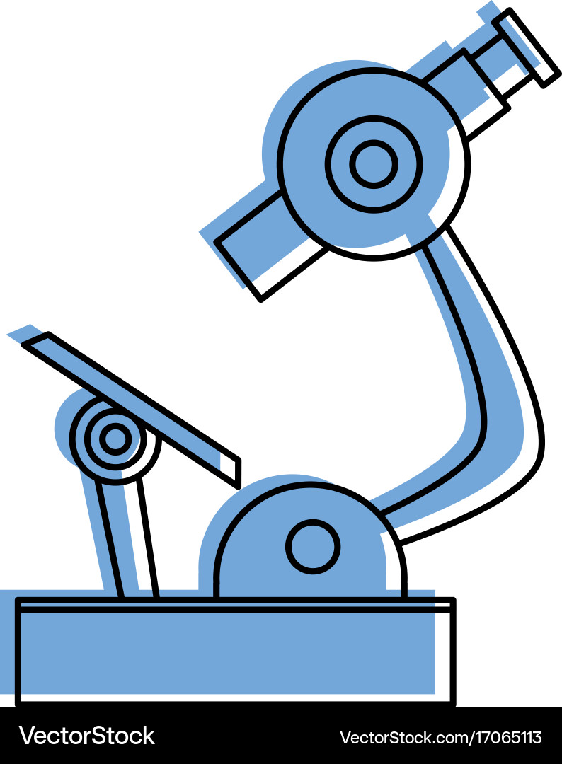 Microscope science icon image Vector Image