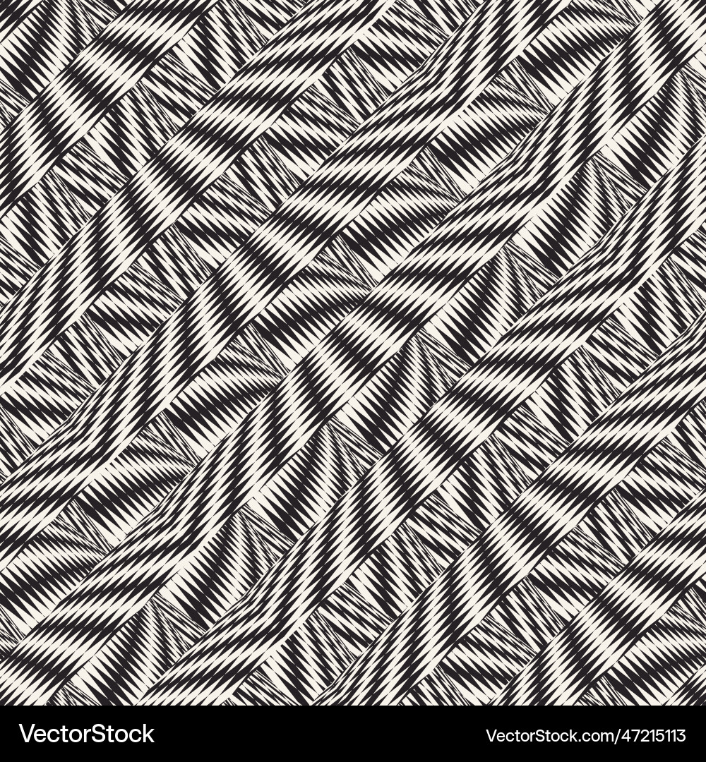 Monochrome moire effect textured pattern Monochrome moire effect textured pattern vector image