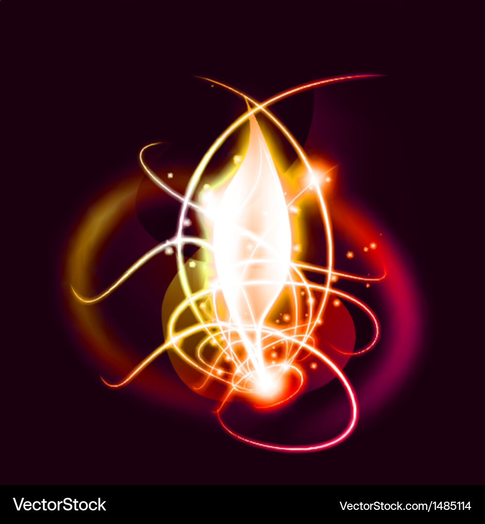 Abstract background with lighting effect vector image