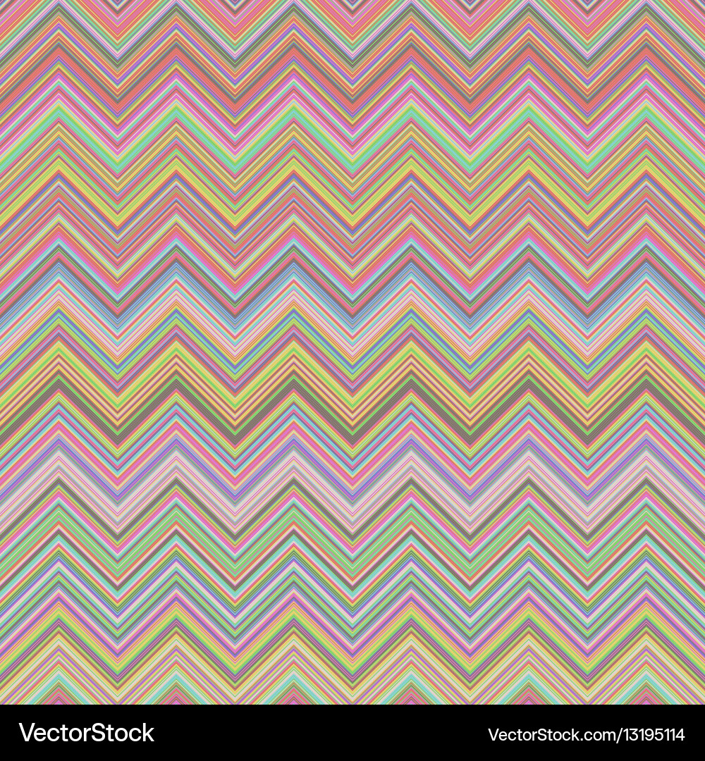 Colorful zigzag stripe pattern background design Vector Image
