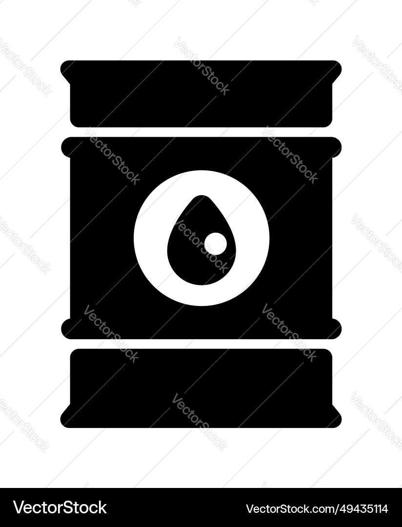 Crude Oil Icon - Petroleum Vector Image