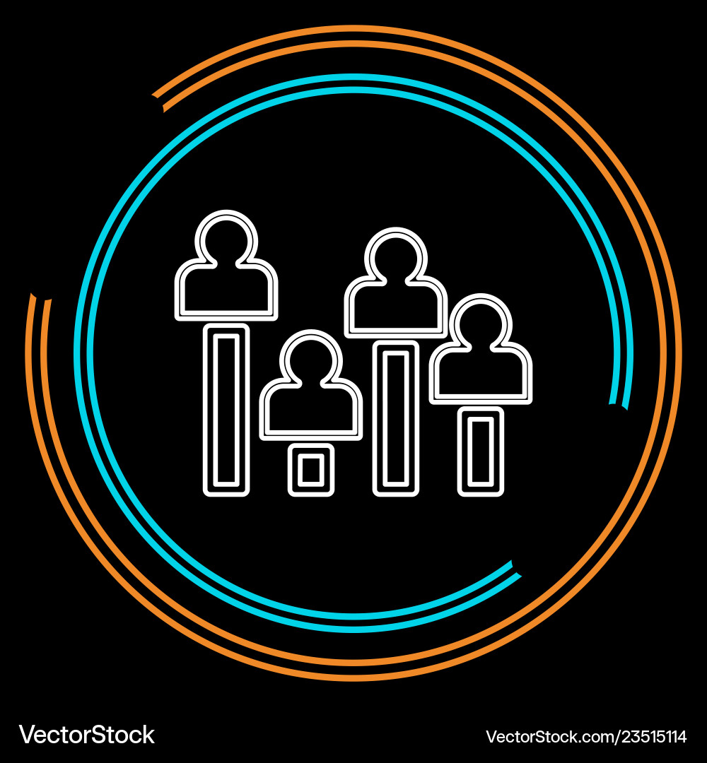 Exit poll concept icon element vector image