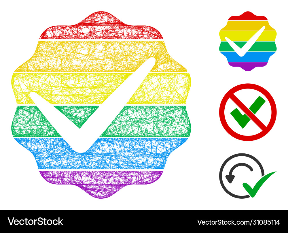 For lgbt only polygonal web mesh For lgbt only polygonal web mesh vector image