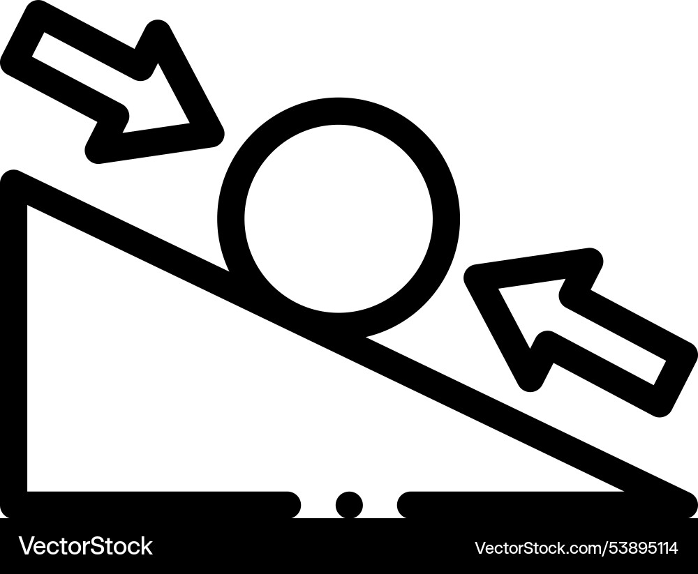 Friday icon thin linear style design isolated Friday icon thin linear style design isolated Vector Image