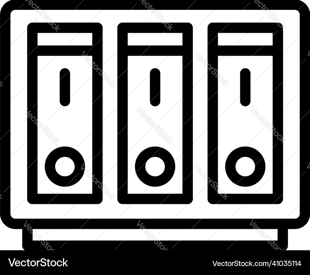Gigabyte icon outline data memory Gigabyte icon outline data memory Vector Image