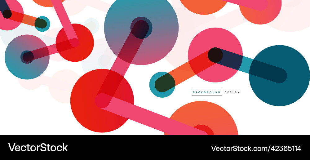 Network concept abstract background dots Vector Image
