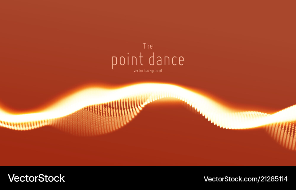 Red Particle Data Wave vector image