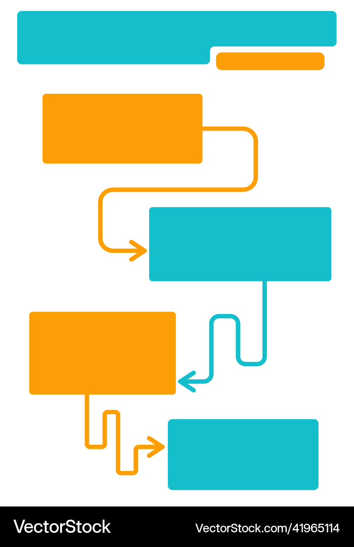 Template for instruction or process infographic Vector Image