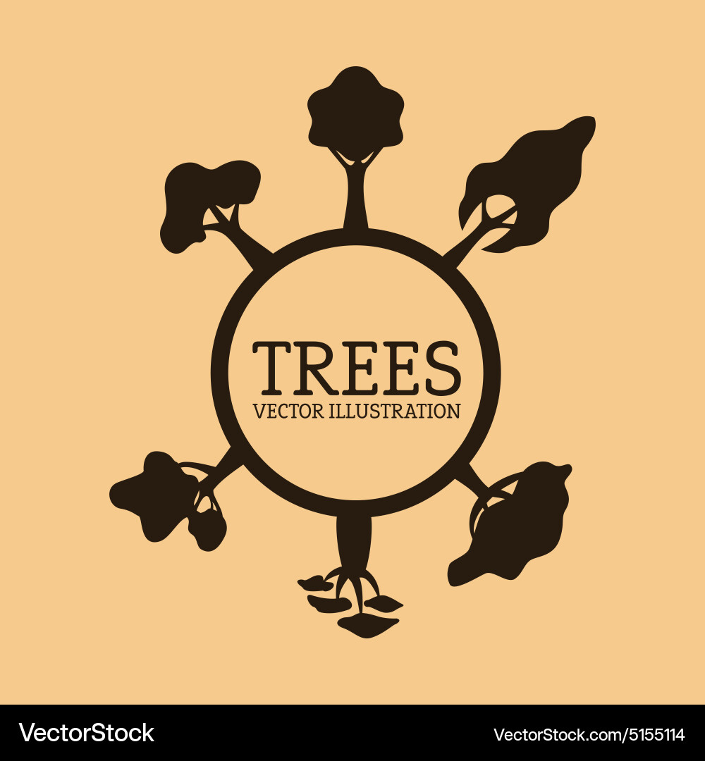 Tree design vector image