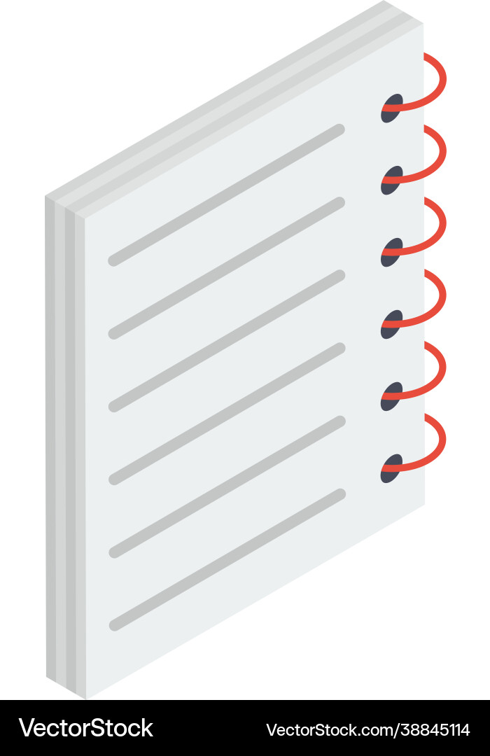 Writing memo vector image