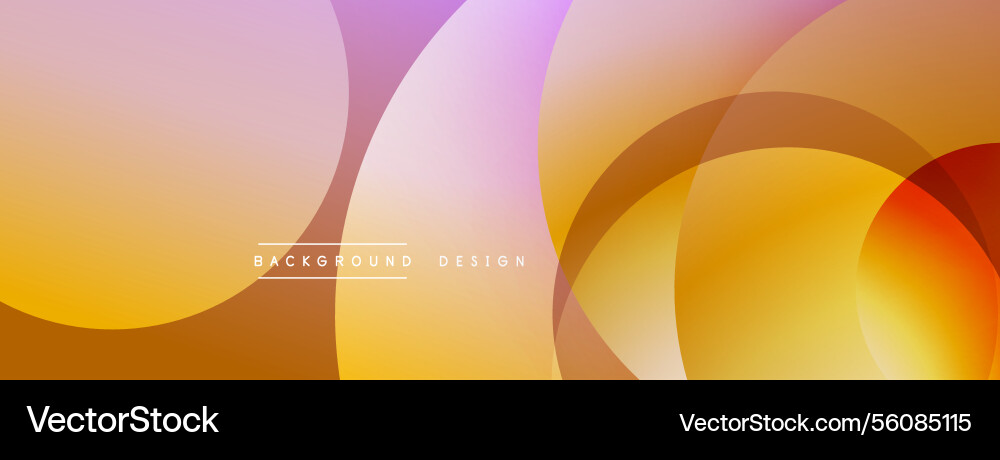 Abstract composition with layered circular Abstract composition with layered circular vector image