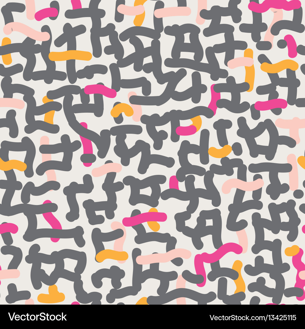 Dashed Line Pattern vector image