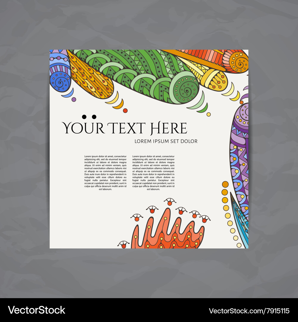 Design templates brochures in random vector image