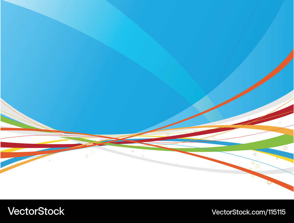 Dynamic Flow Background vector image