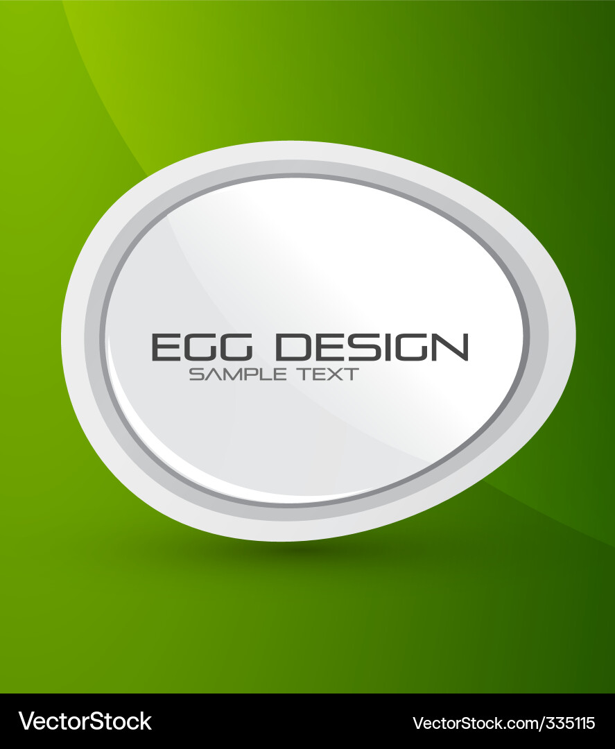 Modern Egg Pattern Background Vector Image
