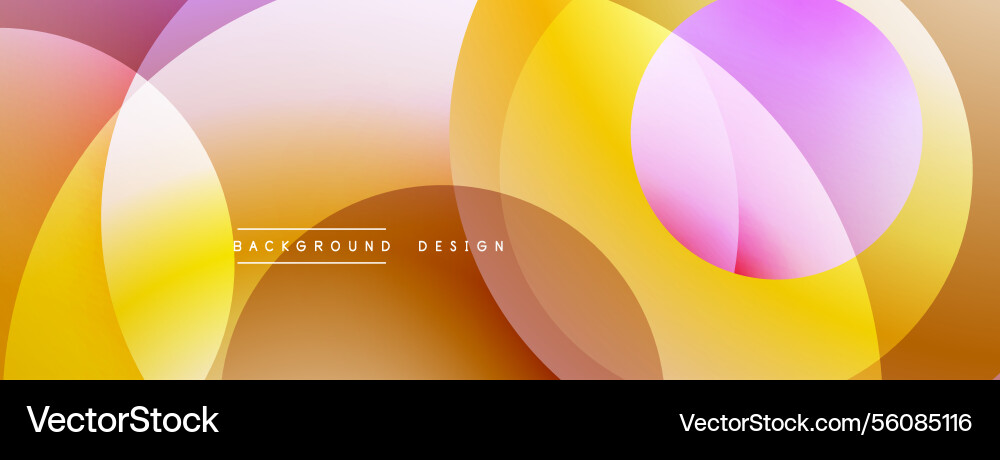 Abstract composition with layered circular Abstract composition with layered circular vector image
