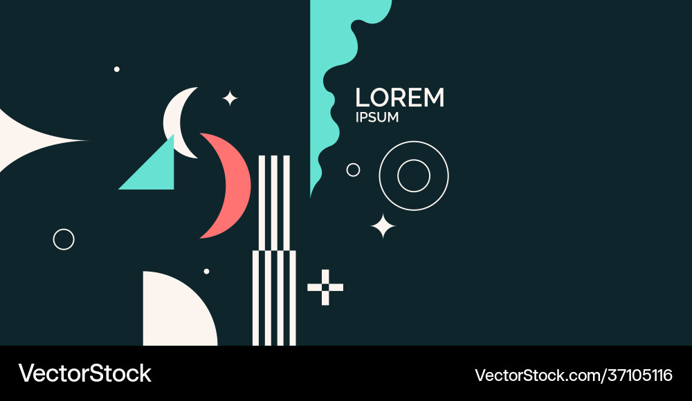 Modern backgrounds with abstract elements vector image