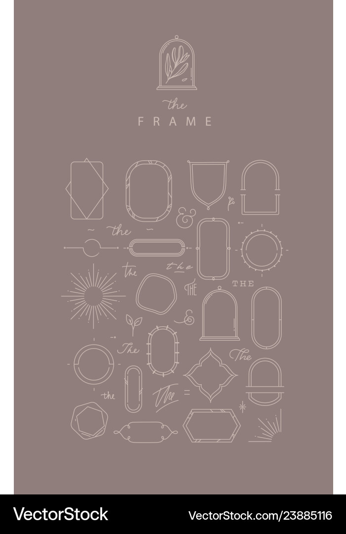 Modern flat frames hot cocoa Modern flat frames hot cocoa vector image