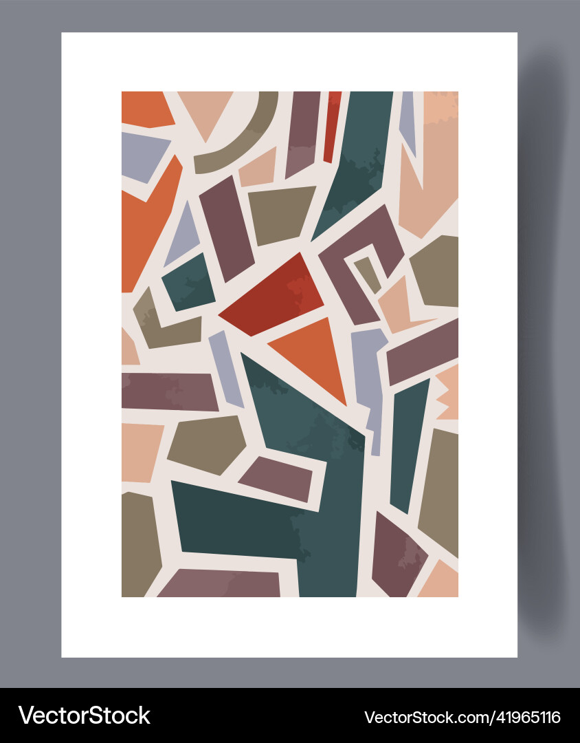 Scandinavian abstract print set Scandinavian abstract print set vector image