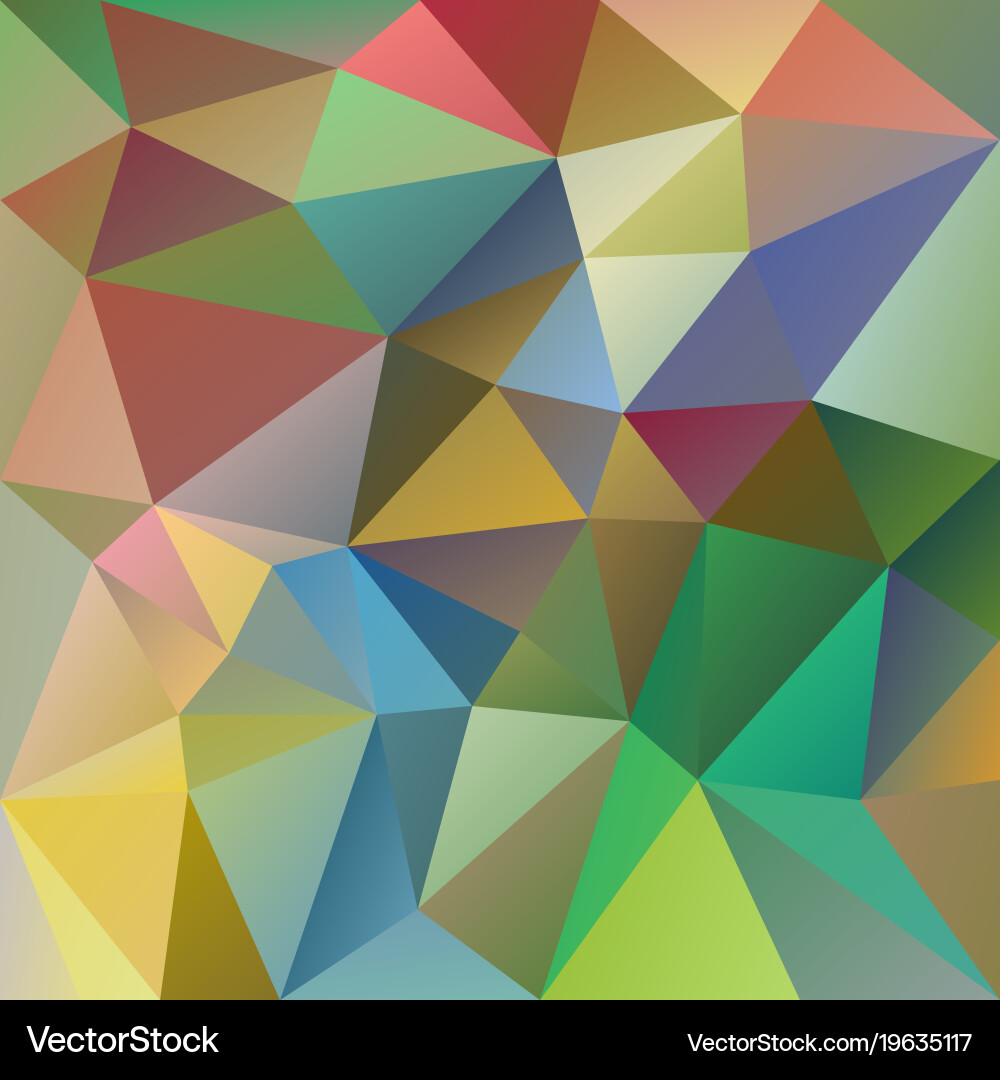 Abstract irregular polygonal hologram background Vector Image