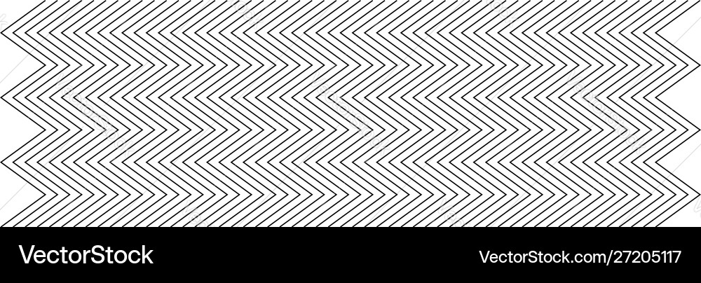 Abstract wavy waving zigzag lines elementvertical Vector Image
