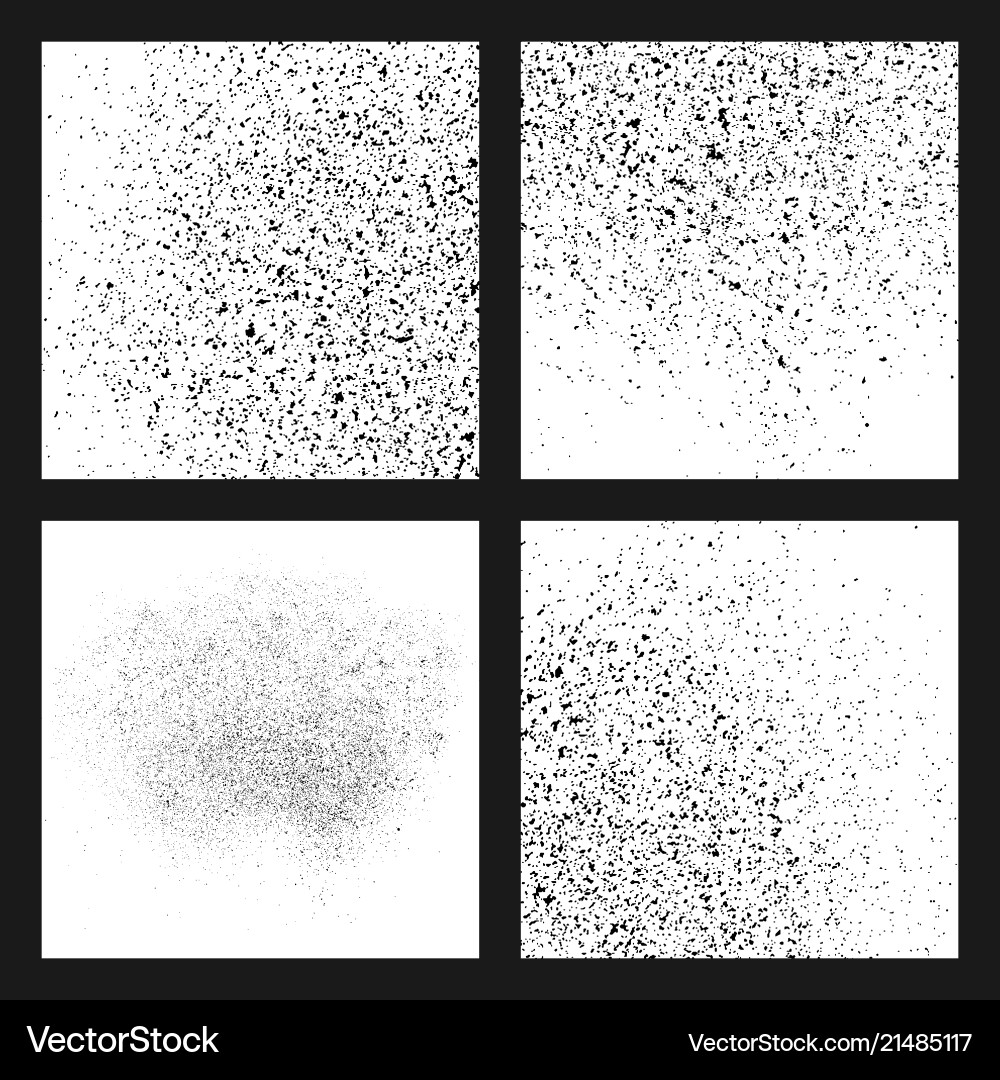 Black grainy texture isolated on white Black grainy texture isolated on white vector image