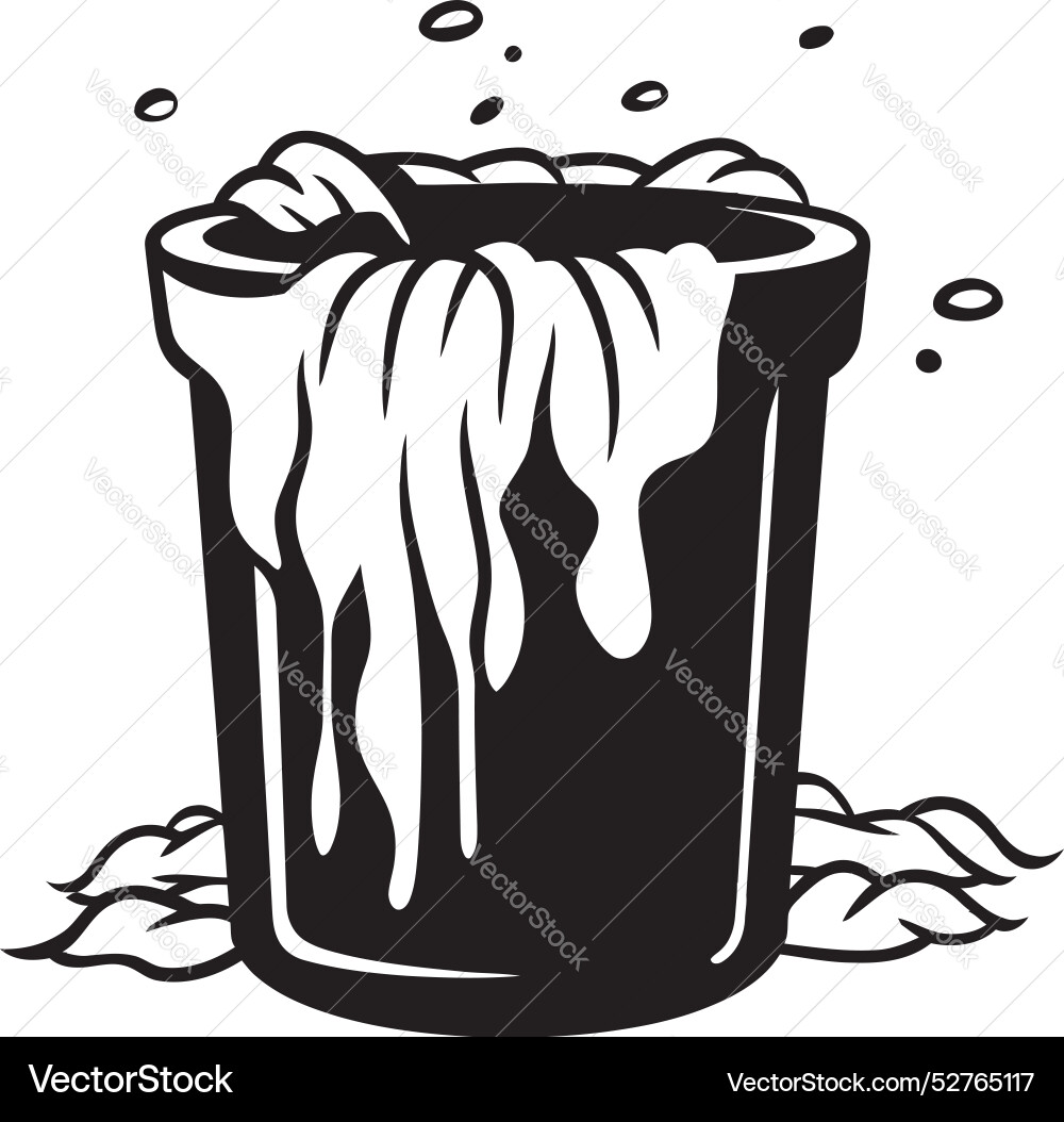 Garbage glamour icon adding style to sustainable Vector Image