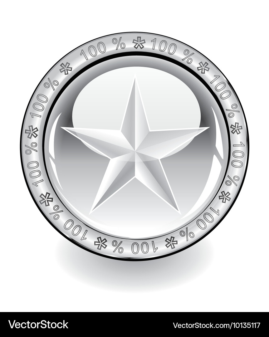 Glossy button Vector Image
