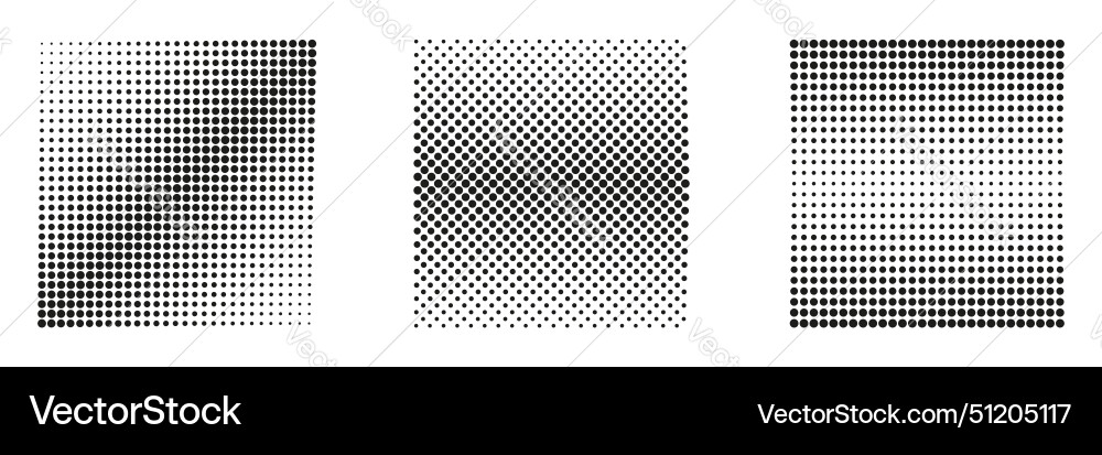 Halftone dot gradient design with circles creating Halftone dot gradient design with circles creating vector image
