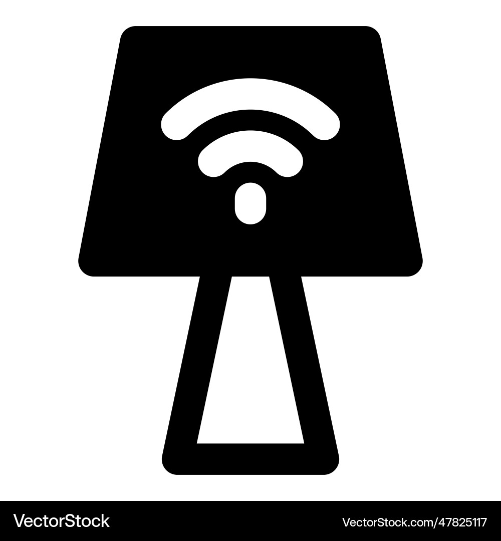 Nightlamp with smart operating features vector image